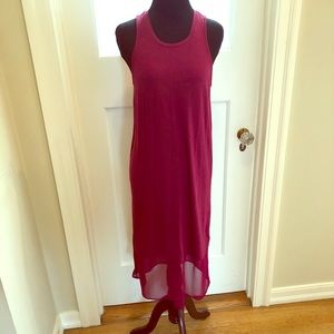 Express Midi length merlot dress